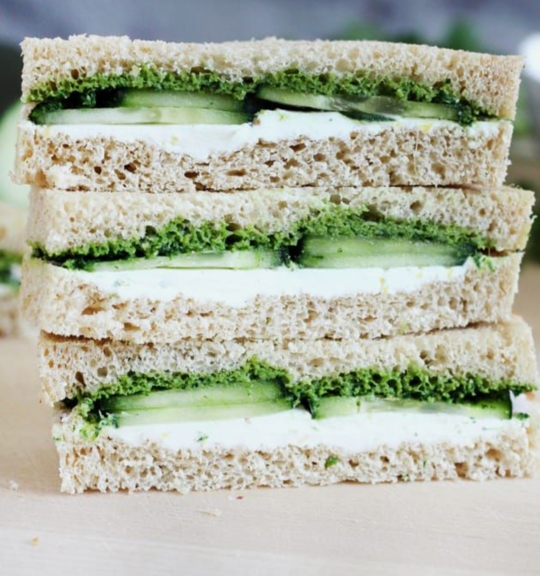 Vegetable Green Chutney Sandwich